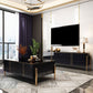 Glam TV Media Stand Enclosed Storage Media Console for Living Room Clearhalo 'furn' 'furn_tv_stands_entertainment_centers' 'Furniture' 'Living Room Furniture' 'TV Stands & Entertainment Centers' 'TV Stands & Media Storage Furniture' 'tv_stands_entertainment_centers' 1200x1200_36442097-859e-4f85-ac84-4a92444dedf9