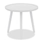 Metal Round 3 Legs End Table Minimalist Tray Top Accent Side Table