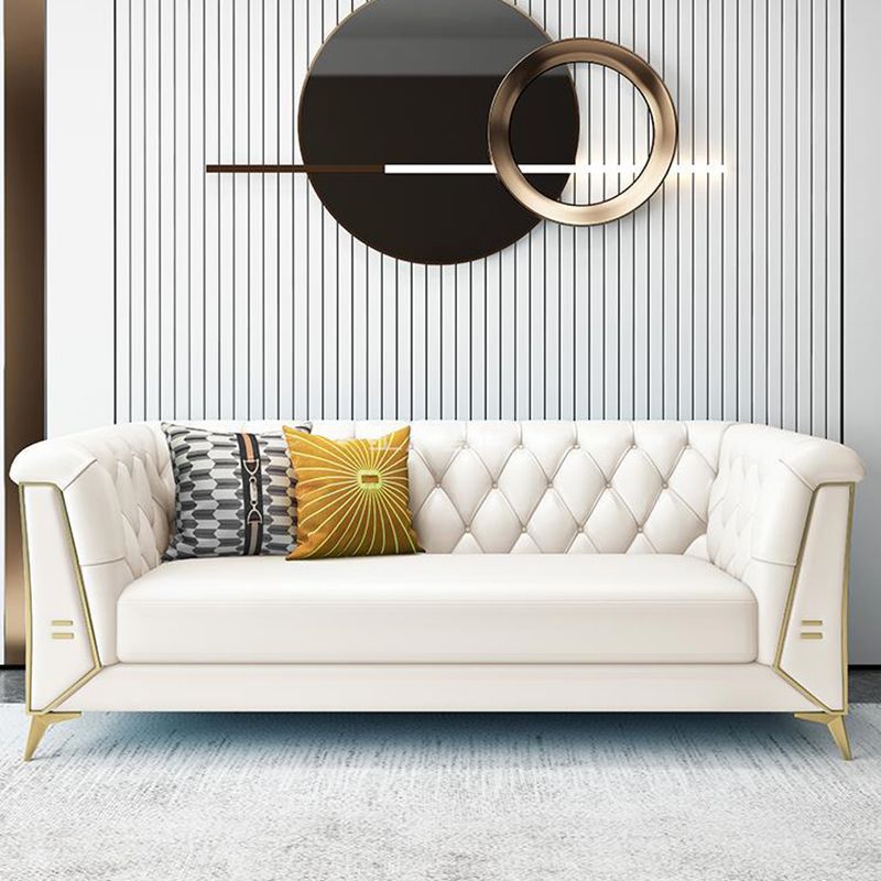 28,7 "H H 3 places en cuir faux en cuir tufté SANGE ARME POUR LE SOIR