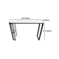 Indoor Free Form Bar Dining Table Modern Stone Top Bar Table with Storage Shelf