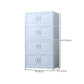 Contemporary Hinged Storage Cabinet Plastic Non-Hanging Armoire