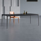 Rectangle Sintered Stone Dining Table Industrial Style 4 Legs Base Table for Home Clearhalo ' dining_table' 'Dining Tables & Seating' 'Dining Tables' 'Furniture' 'furniture_dining_table' 'Kitchen & Dining Furniture' 'kitchen&dining_furn' 'kitchen' 'kitchen_dining_table' 1200x1200_36469527-7d7d-4f01-97e6-1d3eab24962b
