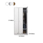 Contemporary Metal Wardrobe Freestanding Wardrobe Closet with Locks
