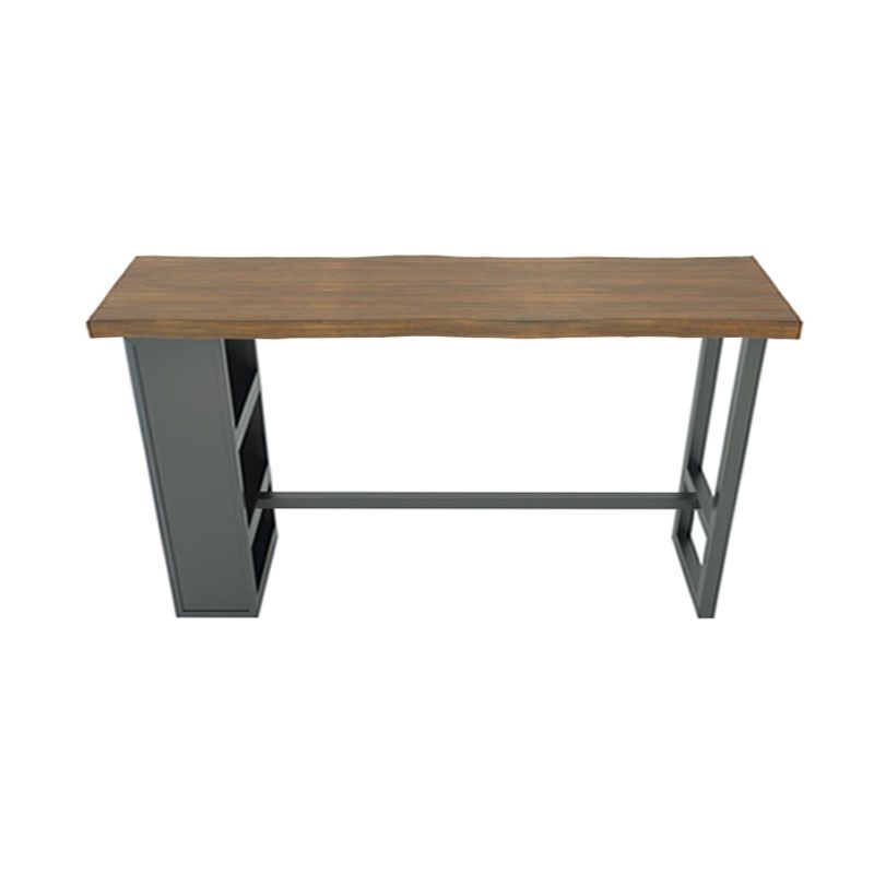 Rechteckiger Stangentisch Set 1/3/5 Stück Massivholz Pub Esset Set