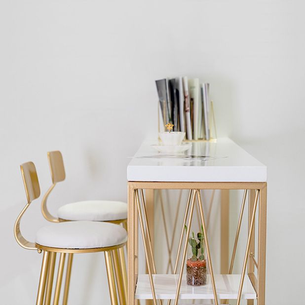 Glam Wood Bar Table Set 1/2/3 Pieces Rectangular Counter Set for Home Clearhalo 'Bar Furniture' 'furn' 'furn_home_bar_bar_sets' 'Furniture' 'Home Bars & Bar Sets' 'home_bar_bar_sets' 'Kitchen & Dining Furniture' 1200x1200_36484b23-eef4-493f-a832-233c3b4b49b1