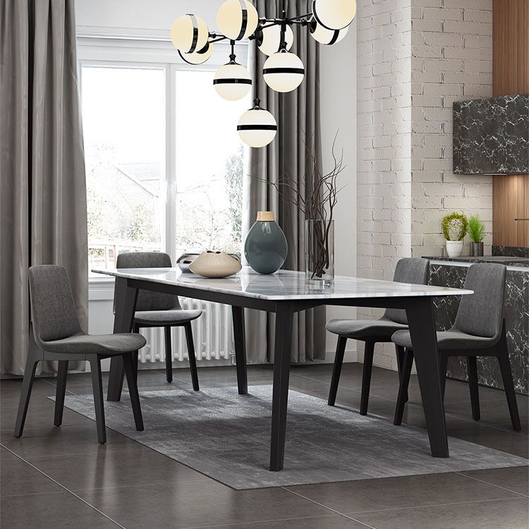 Contemporary 1/2/4/5/6 Pieces Dining Set Marble Dining Room Set for Home Use Clearhalo 'Dining Room Sets' 'Dining Tables & Seating' 'dining_room_set' 'furn' 'furn_dining_room_set' 'Furniture' 'furniture_dining_room_set' 'Kitchen & Dining Furniture' 1200x1200_36485a14-cd00-4109-8f8a-fbc0cbb6f7f1
