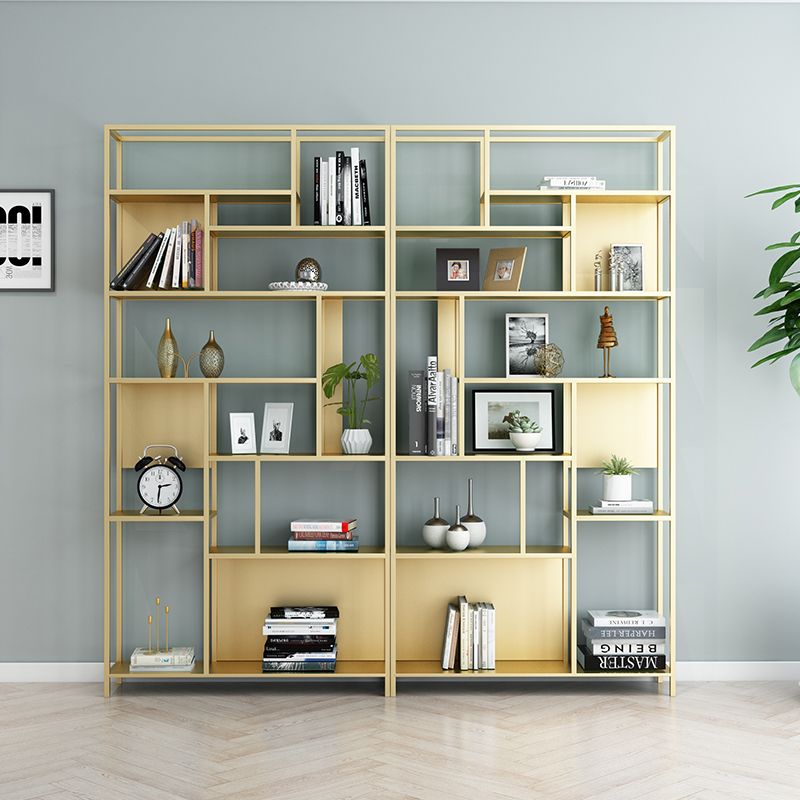11.81"W Bookcase Industrial Style Open Back Bookcase for Study Room Clearhalo 'Bookcases' 'furn' 'furn_bookcases' 'Furniture' 'furniture_bookcases' 'kitchen' 'kitchen_bookcases' 'Living Room Furniture' 'Office Furniture' 1200x1200_3649da55-4671-418b-9f9c-043a5dbbc401