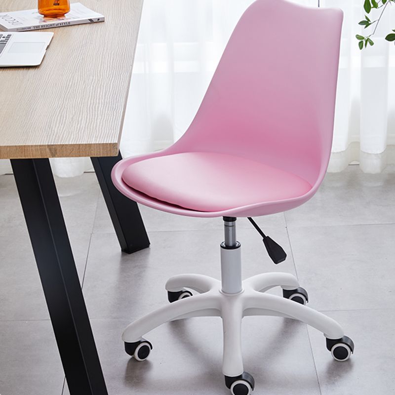 Contemporary Armless Office Chair Plastic Computer Desk Chair Clearhalo 'Furniture' 'furniture_office_chair' 'Office Chairs' 'Office Furniture' 'office_chair' 1200x1200_364ca79d-c98e-42e2-98ba-754d88779a00