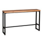 Modern Style Bar Table Solid Wood and Iron Brown Coffee Shop Bar Table Clearhalo 'Bar Furniture' 'Bar Tables' 'bar_tables' 'furn' 'furn_bar_tables' 'Furniture' 'furniture_bar_tables' 'Kitchen & Dining Furniture' 'kitchen&dining_furn' 'kitchen' 1200x1200_364cf55a-5964-4f62-bc83-f76ff87f388e