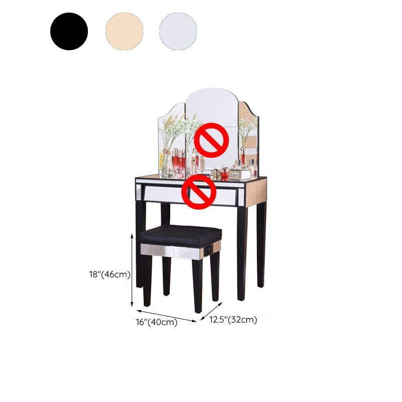 Tavolo da toeletta vanity contemporanei tavolo in legno massiccio scrivania