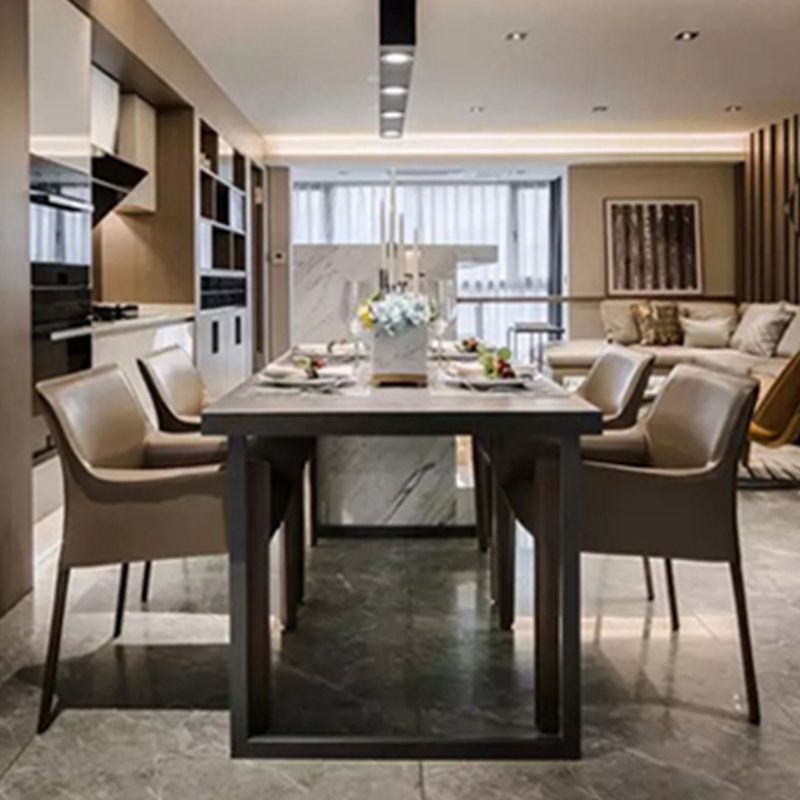 Silla de comedor contemporánea de la silla de cuero del hogar de cuero del hogar