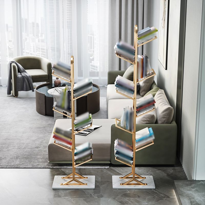 Modern Style Metal Bookshelf Etagere Shelf Bookcase for Home Clearhalo 'Bookcases' 'furn' 'furn_bookcases' 'Furniture' 'furniture_bookcases' 'kitchen' 'kitchen_bookcases' 'Living Room Furniture' 'Office Furniture' 1200x1200_36504352-3a71-4c60-8f87-cbdff0caf3b3