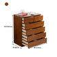 Traditional Storage Chest Dresser Wooden Storage Chest with Drawers
