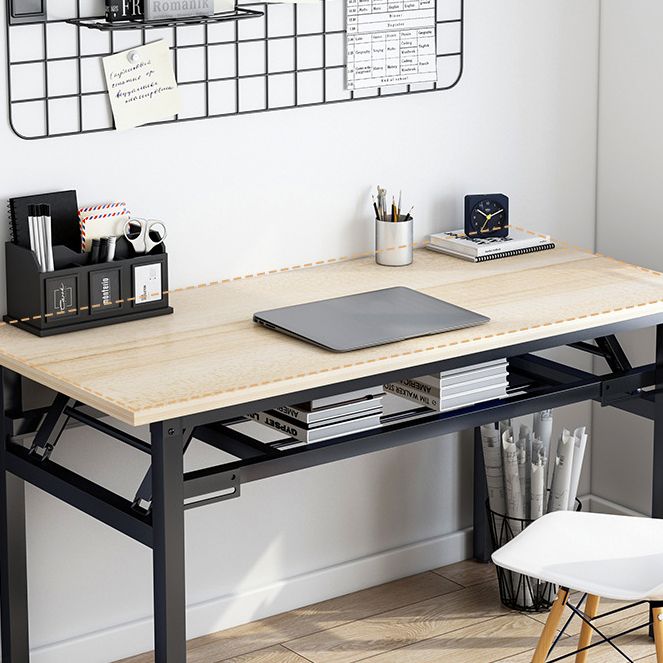 23 "brede eigentijdse schrijfbureau rechthoekige houten computerbureau