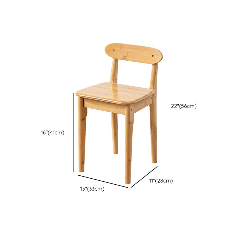 Natural Make-up Eitelkeit Bambus Flip-Top-Schminktisch mit 2 Lagerschubladen