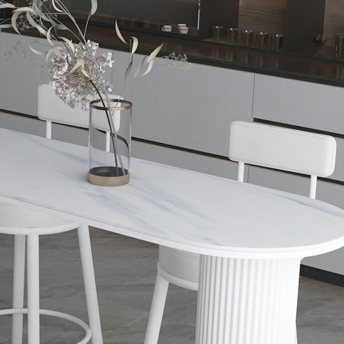 Industrial Bar Table Set 1/5 Pieces Stone Pub Dining Set for Indoor Clearhalo 'Bar Furniture' 'furn' 'furn_home_bar_bar_sets' 'Furniture' 'Home Bars & Bar Sets' 'home_bar_bar_sets' 'Kitchen & Dining Furniture' 1200x1200_365a044b-4bbe-4a51-bc12-1a1cd52fd57b