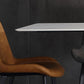Black Frame Pedestal Casual Dining Table Modern Rectangle Dining Table with Stone Top Clearhalo 'Dining Tables & Seating' 'Dining Tables' 'dining_table' 'furn' 'furn_dining_table' 'Furniture' 'Kitchen & Dining Furniture' 1200x1200_365ae9ce-0da3-4ec3-ab89-a09fa4dac069