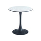 Round Shape Dining Table Simplicity Style Tulip Base Table for Dining Room Clearhalo ' dining_table' 'Dining Tables & Seating' 'Dining Tables' 'furn' 'furn_dining_table' 'Furniture' 'furniture_dining_table' 'Kitchen & Dining Furniture' 'kitchen&dining_furn' 'kitchen' 'kitchen_dining_table' 1200x1200_3662628b-2e80-4161-bd00-a77a70600082