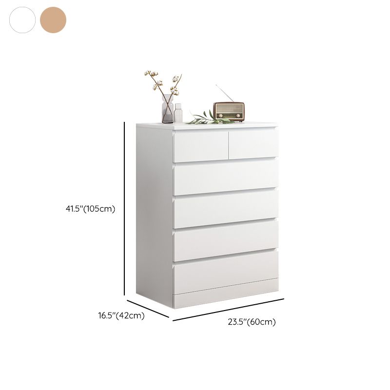 Contemporary Storage Chest Manufactured Wood Dresser with 3/4/5/6 Drawers Clearhalo 'Bedroom Furniture' 'Dressers & Chests' 'dressers_chests' 'furn' 'furn_dressers_chests' 'Furniture' 1200x1200_366262ce-2eea-4b8c-8244-aa1bb33d3c0c