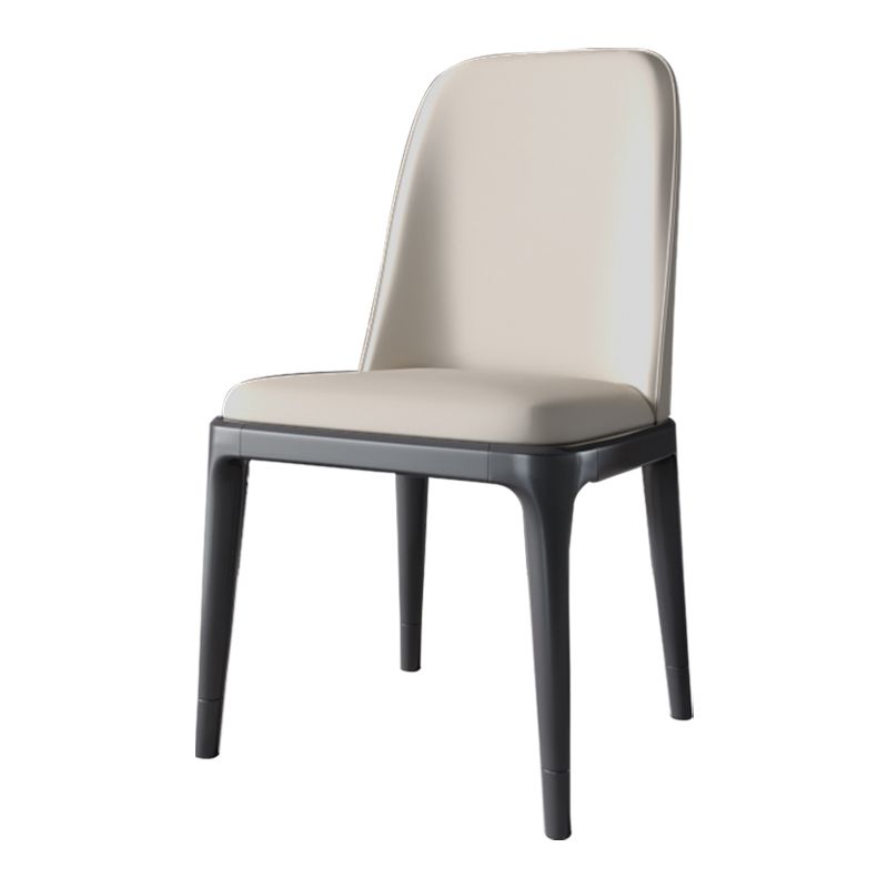 Scandinavian Style Dining Chair Dining Room Metal Parsons Armless Chair Clearhalo ' kitchen&dining_furn' 'Dining Chairs' 'Dining Tables & Seating' 'dining_chair' 'furn' 'furn_dining_chair' 'Furniture' 'furniture_dining_chair' 'Kitchen & Dining Furniture' 'kitchen' 1200x1200_36627e84-8480-47f9-912d-0fbd1405b912