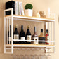 Metal Wall Mounted Wine Glass Stemware Rack Holder Industrial Wine Rack Kit Clearhalo 'furn' 'furn_wine_racks' 'Furniture' 'Kitchen & Dining Furniture' 'Wine Racks' 'wine_racks' 1200x1200_3664a1d4-1ce1-48ee-a1f1-90f13be5802e