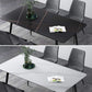 Industrial Home Sintered Stone Dining Table 4 Legs Carbon Steel Base Rectangle Table Clearhalo ' dining_table' 'Dining Tables & Seating' 'Dining Tables' 'furn' 'furn_dining_table' 'Furniture' 'furniture_dining_table' 'Kitchen & Dining Furniture' 'kitchen&dining_furn' 'kitchen' 'kitchen_dining_table' 1200x1200_366687ae-30c2-4d5c-bb1a-fb6250d882e4