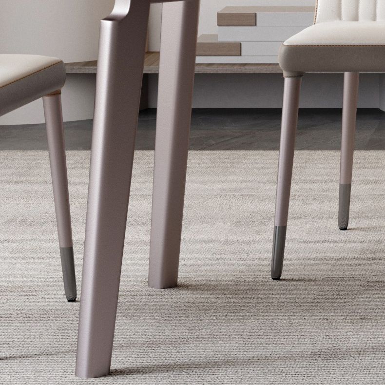 Modern 1/4/5/6 stuks rechthoek Dinerset Sintered Stone Top Dinette Table Set