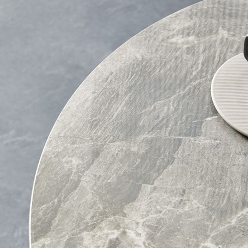 Contemporary Stone Round Top Restaurant Table Metal Base Dining Table Clearhalo 'Dining Tables & Seating' 'Dining Tables' 'dining_table' 'furn' 'furn_dining_table' 'Furniture' 'furniture_dining_table' 'Kitchen & Dining Furniture' 'kitchen' 'kitchen_dining_table' 1200x1200_366cae14-ec54-4f94-81ff-b1ec57aad0f7