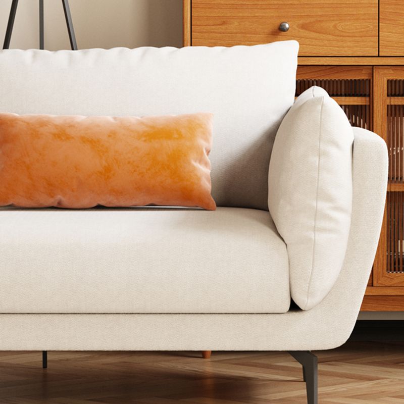 Mélange de coton Sofa moderne 33 "W canapé arrière pour le salon avec le bras de toit