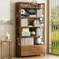 Modern Bamboo Bookcase Standard 11-inch Wide Home Book Shelf