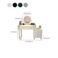Removable Makeup Counter Lights Vanity Dressing Table with Drawer