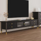 Contemporary Media Console Wood Enclosed Storage TV Console with Doors Clearhalo 'furn' 'furn_tv_stands_entertainment_centers' 'Furniture' 'Living Room Furniture' 'TV Stands & Entertainment Centers' 'TV Stands & Media Storage Furniture' 'tv_stands_entertainment_centers' 1200x1200_36724555-ff18-4da6-8d84-f38be2e37cdf
