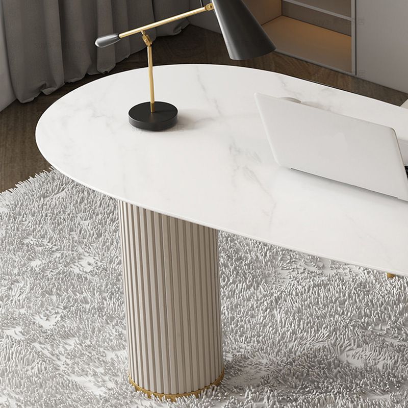 Contemporary Marble Secretary Desk for Office 23.6"W X 29.5"H Desk Clearhalo 'furn' 'furn_office_desk' 'Furniture' 'Office Desks' 'Office Furniture' 'office_desk' 1200x1200_36758e81-2b7f-4b81-a827-caea2d86e096