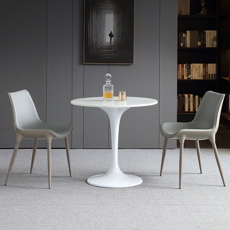 Contemporary Metal Dining Arm Chair Leather Dining Chairs for Home Use Clearhalo ' kitchen&dining_furn' 'Dining Chairs' 'Dining Tables & Seating' 'dining_chair' 'furn' 'furn_dining_chair' 'Furniture' 'furniture_dining_chair' 'Kitchen & Dining Furniture' 'kitchen' 1200x1200_36776442-6f00-402c-adc0-c4bd754fe2ee