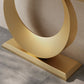 Modern Console Table Stone Half Moon End Table , 11.81-inch Wide