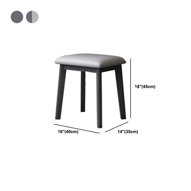 Vanity in legno ingegnerizzato contemporaneo 37,8 "H Vanity set con sgabello