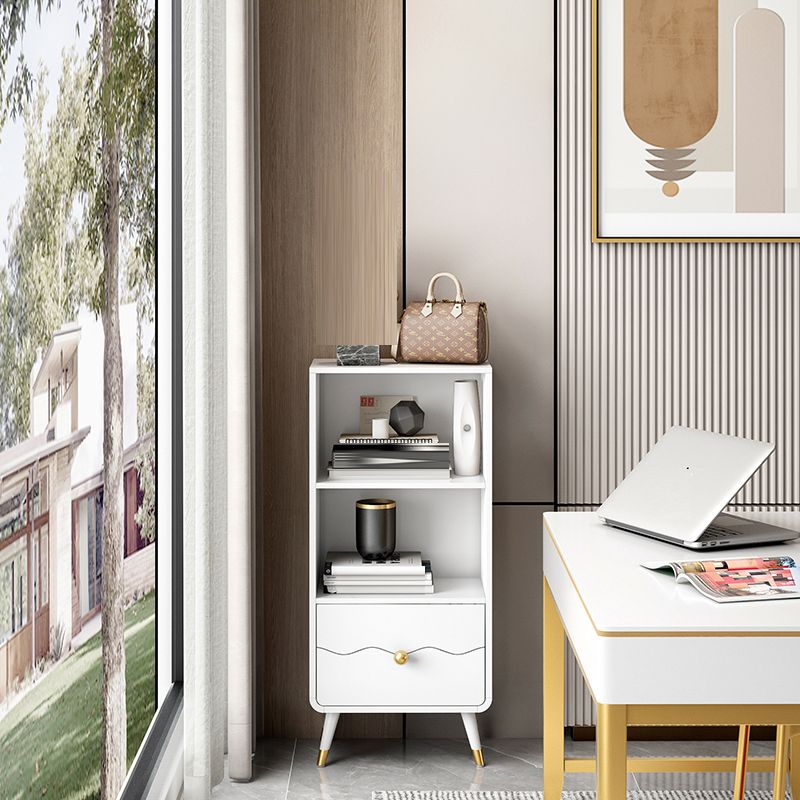 Contemporary Shelf Bookcase Wood Bookshelf with Drawer for Living Room Clearhalo 'Bookcases' 'furn' 'furn_bookcases' 'Furniture' 'Office Furniture' 1200x1200_367aa8f2-4500-43f9-a251-5afcc4702815