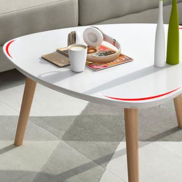 Contemporary Coffee Table Wooden 4 Legs Coffee Cocktail Table Clearhalo 'Coffee & Accent Tables' 'Coffee Tables' 'coffee_tables' 'furn' 'furn_coffee_tables' 'Furniture' 'Living Room Furniture' 1200x1200_367ac733-bbe8-440f-bb0d-e132404dfd94