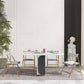 Contemporary Dining Set 1/2/3/5 Pcs Folding Dining Room Table and Chairs