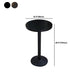 Industrial Wood Top Bistro Table Matte Finish Bar Table for Small Places Clearhalo 'Bar Furniture' 'Bar Tables' 'bar_tables' 'furn' 'furn_bar_tables' 'Furniture' 'Kitchen & Dining Furniture' 1200x1200_367e4a8e-15b6-4bb5-aada-dec176c7f836
