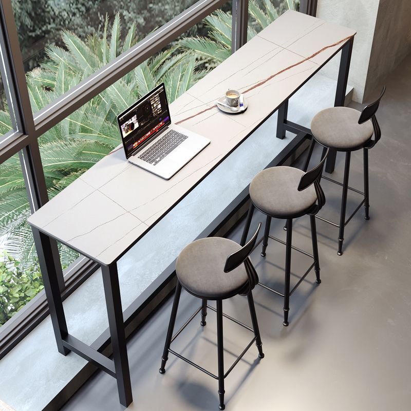 Tabourets de salle à manger sans bras rembourrés