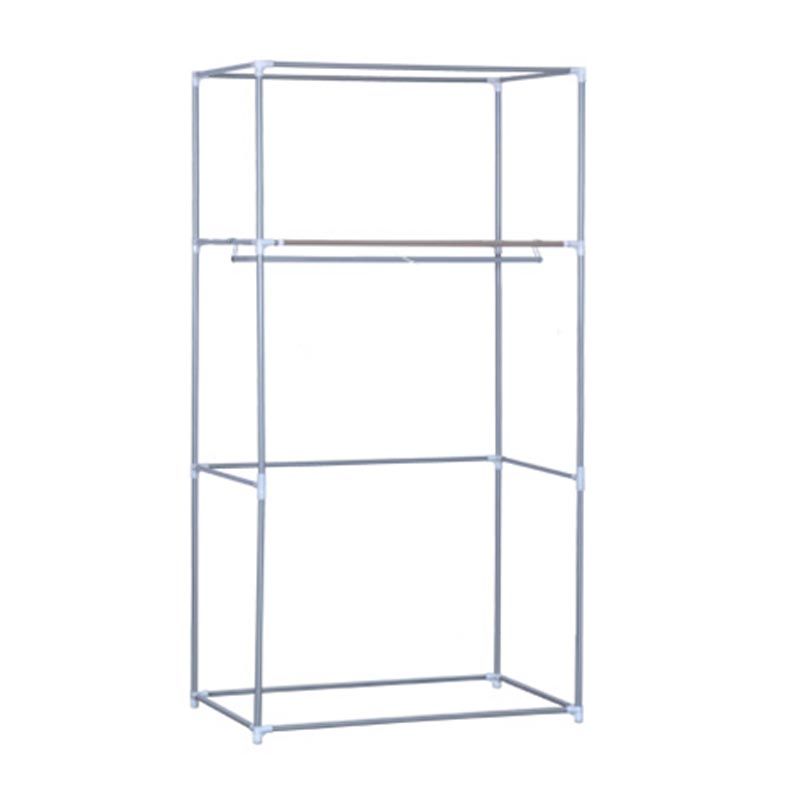 Eigentijdse opbergkast met metalen frame matte afwerking Kast voor slaapkamer