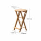 Contemporary Simple Counter Stools 24.5-inch Indoor Wood Fold Bar Stool
