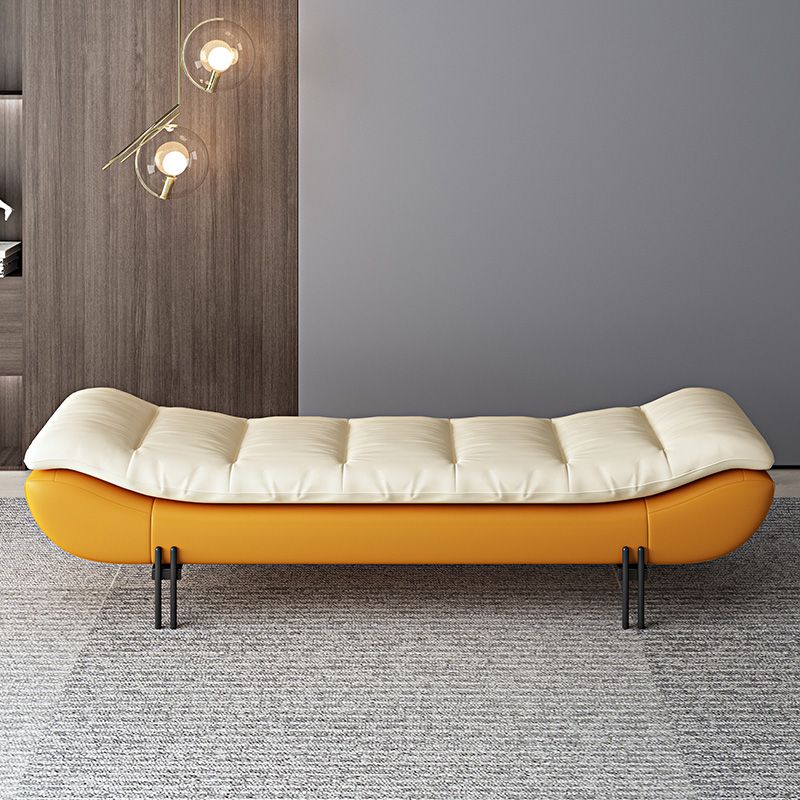 19.5-inch Width Modern Seating Bench Cushioned Bedroom Bench Clearhalo 'Benches' 'Chairs & Seating' 'furn' 'furn_benches' 'Furniture' 'Living Room Furniture' 1200x1200_3681cd81-24f7-413e-b2f6-b48c39307ab0