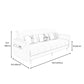 Modern Convertible Sleeper Sofa 23.62" W Square Arm with Cotton Blend for Living Room Clearhalo 'furn' 'furn_sofas' 'Furniture' 'furniture_sofas' 'kitchen' 'kitchen_sofas' 'Living Room Furniture' 'Sofa' 'sofas' 1200x1200_36821192-d2bc-4be1-9efd-b7c99cd73257
