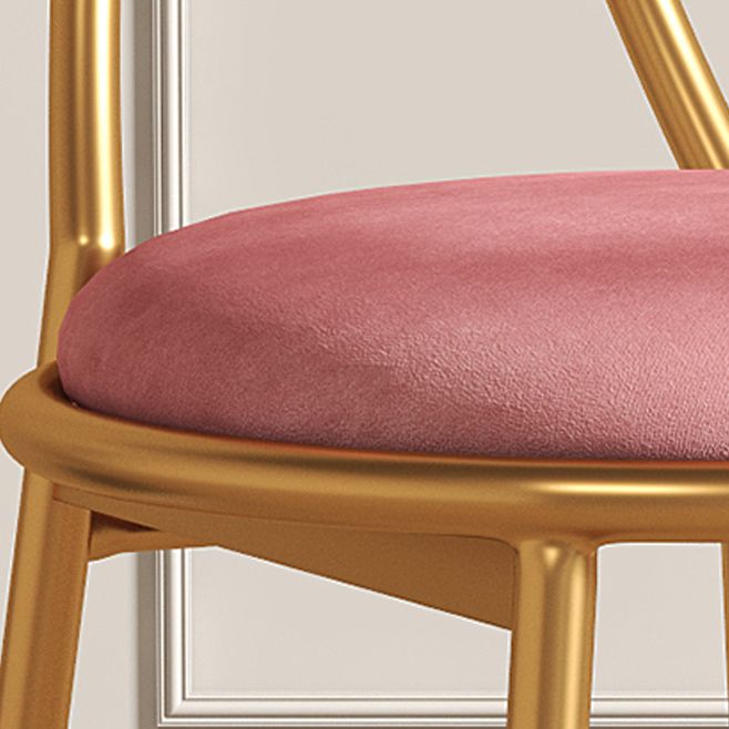 Nordic Style Stacking Open Back Side Chairs Dining Fabric Side Chair Clearhalo ' kitchen&dining_furn' 'Dining Chairs' 'Dining Tables & Seating' 'dining_chair' 'furn' 'furn_dining_chair' 'Furniture' 'furniture_dining_chair' 'Kitchen & Dining Furniture' 'kitchen' 1200x1200_3683327c-afa5-46b5-8b06-309877e4cd21