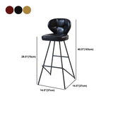 1/4 Pieces Wood Top Bar Table with Upholstered Stools Industrial Rectangle Pub Set