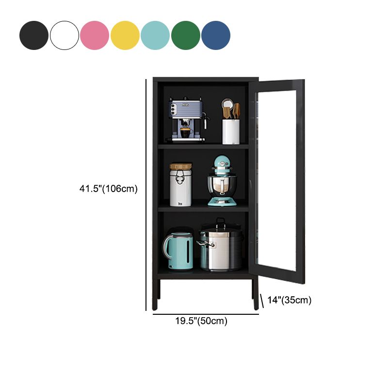 Modern Style Bookshelf Closed Back Bookcase with Door for Office Clearhalo 'Bookcases' 'furn' 'furn_bookcases' 'Furniture' 'Office Furniture' 1200x1200_368729c6-3a2c-4d7a-81b6-e632f01b9962