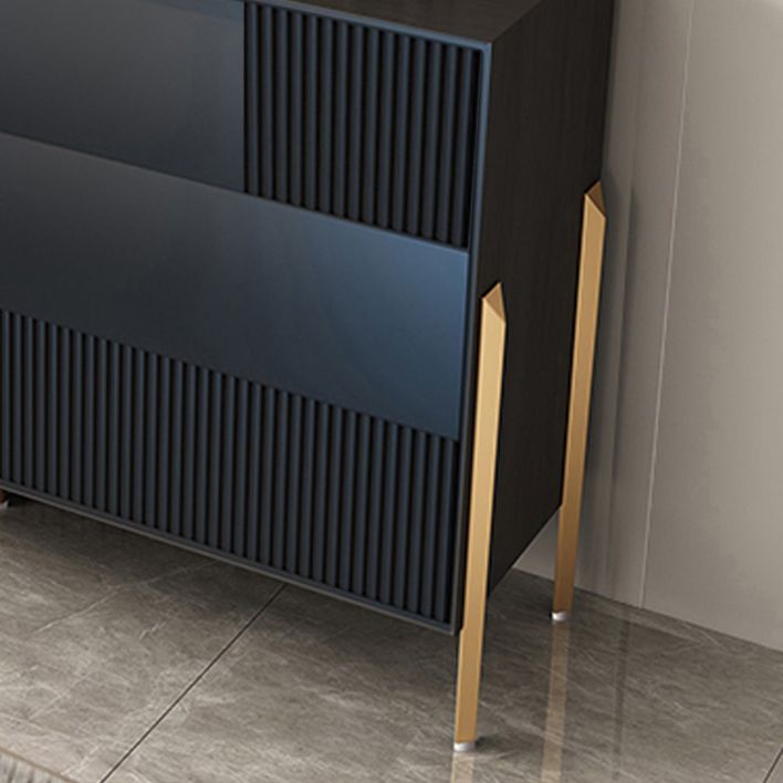 Servitore a buffet in legno moderno 35.4 "H Server a buffet sala da pranzo con cassetto