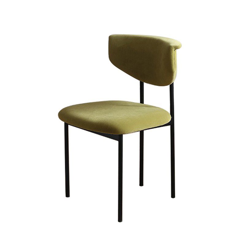 Kitchen Upholstered Armless Chair Industrial Open Back Dining Chair Clearhalo 'Dining Chairs' 'Dining Tables & Seating' 'dining_chair' 'furn' 'furn_dining_chair' 'Furniture' 'Kitchen & Dining Furniture' 1200x1200_3689b2fa-55d9-4a07-a61a-0f81d7530ec3